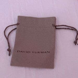 David Yurman Tan Jewelry Pouch